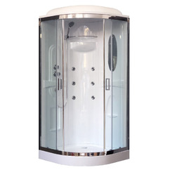 Душевая кабина Royal Bath RB90HK2-T-CH 90х90 с гидромассажем