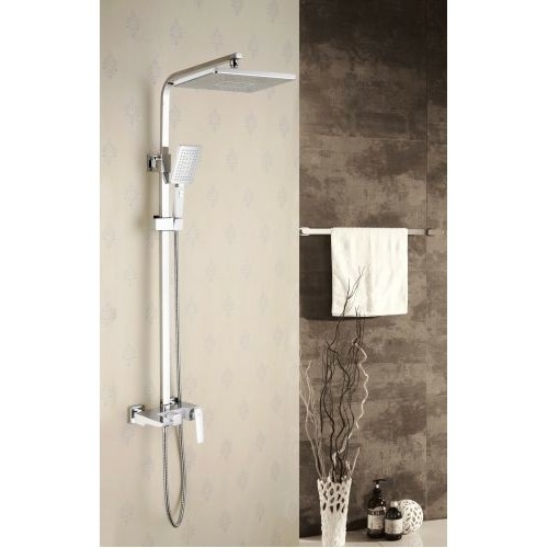 Душевая стойка Rose R1636F с изливом хром