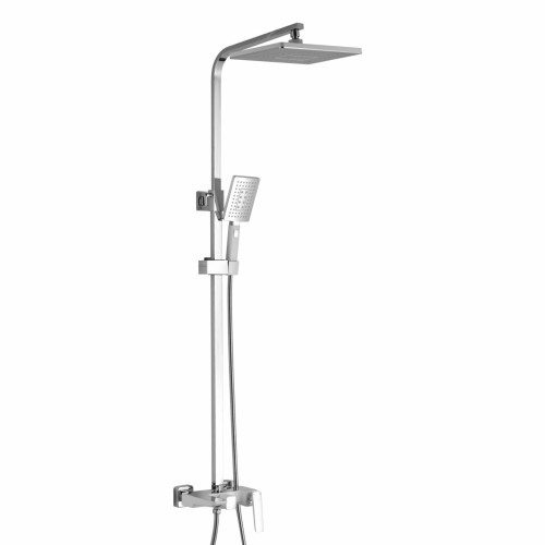 Душевая стойка Rose R1636F с изливом хром