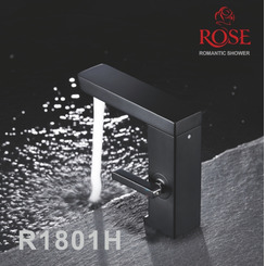 Смеситель для раковины Rose R1801H-1 черный матовый