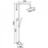 Душевая стойка Rose R2736F с извивом белый матовый