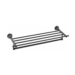 Полка для полотенец Rose RG1908H черный матовый