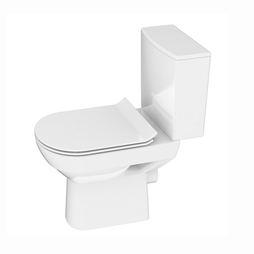 Унитаз-компакт Cersanit City New Clean On 011 S-KO-CIT011-3/5-COn-S-DL-w с бачком и сиденьем