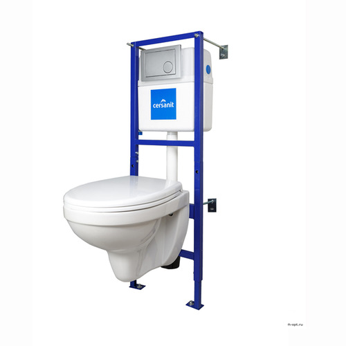 Комплект унитаз с инсталляцией Cersanit Delfi S-SET-DEL/LeonN/TPL/Cm-w