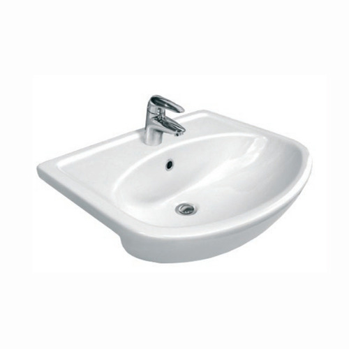 Раковина Cersanit Erica 61 UM-ERI61/1 полукруглая накладная