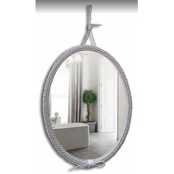 Зеркало в ванную с подсветкой Silver Mirrors Вестерн 570х770 (декор-канат) ФР-00001422