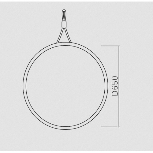 Зеркало в ванную с подсветкой Silver Mirrors Вестерн Д650 ФР-00001457