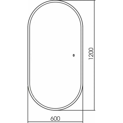 Зеркало в ванную с подсветкой Silver Mirrors Виола 600х1200 (Сенсорный выключатель) гор/верт ФР-00001528
