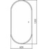 Зеркало в ванную с подсветкой Silver Mirrors Виола 600х1200 (Сенсорный выключатель) гор/верт ФР-00001528