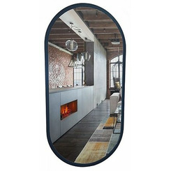 Зеркало в ванную с подсветкой Silver Mirrors Виола-лофт 500х1000 (без подсветки, рама пластик, гор-вер) ФР-00002431