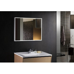 Зеркало в ванную с подсветкой Silver Mirrors Гуверт 1000х800 (сенсорный выключатель) ФР-1539