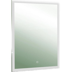 Зеркало в ванную с подсветкой Silver Mirrors Гуверт 600х800 вертикальный (сенсорный выключатель) ФР-1540
