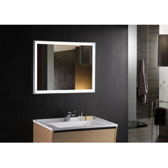 Зеркало в ванную с подсветкой Silver Mirrors Гуверт 800х600 (сенсорный выключатель) ФР-1747