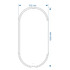 Зеркало в ванную с подсветкой Silver Mirrors Виола 500х1000 (Сенсорный выключатель) гор/верт LED-00002355