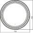Зеркало в ванную с подсветкой Silver Mirrors Армада d770 (сенсорный выключатель) LED-00002513
