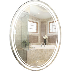 Зеркало в ванную с подсветкой Silver Mirrors Vigo 570х770 (сенсорный выключатель) LED-00002522