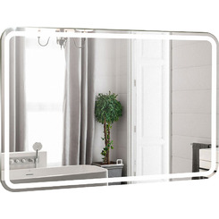 Зеркало в ванную с подсветкой Silver Mirrors Давид 800х550 (сенсорный выключатель) LED-00002533