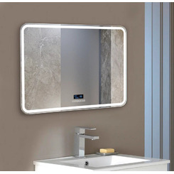 Зеркало в ванную с подсветкой Silver Mirrors Давид - 6 800х550 (cенсорный выключатель, модуль МФМ) LED-00002544