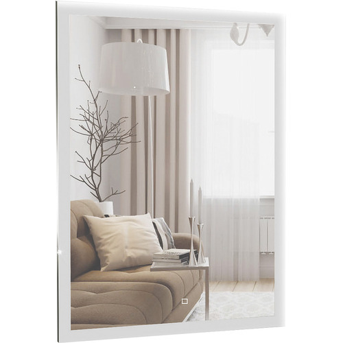 Зеркало в ванную с подсветкой Silver Mirrors Гуверт 500х700 (сенсорный выключатель) LED-00002584