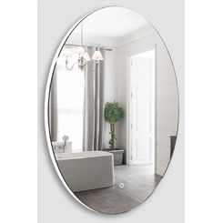Зеркало в ванную с подсветкой Silver Mirrors Афина 570х770 (сенсорный выключатель) LED-00002678