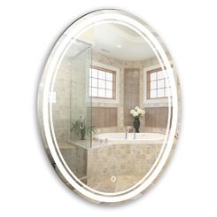 Зеркало в ванную с подсветкой Silver Mirrors Vigo-S 570х770 (сенсорный выключатель, бегущая подсветка) LED-00002737