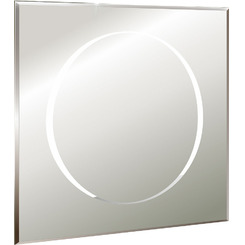 Зеркало в ванную с подсветкой Silver Mirrors Stiv - Lite 500х700 (открытая подсветка, cенсорный выключатель, тёплый свет) LED-00002777
