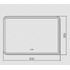 Зеркало в ванную с подсветкой Silver Mirrors Давид-RGB 800х550 (cенсорный выключатель, мульти-цвет) LED-00002890