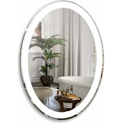 Зеркало Silver Mirrors Италия-4 570х770 (LED подсветка, сенсорный выключатель, часы) ФР-00001057