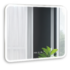 Зеркало Silver Mirrors Стив 800х680 - 3 (подогрев, часы, сенсорный выключатель) ФР-00001353