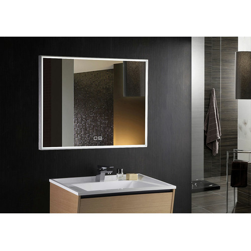 Зеркало Silver Mirrors Сантана 1000х800 - 2 (сенсорный выключатель, двойной подогрев) LED-00002260