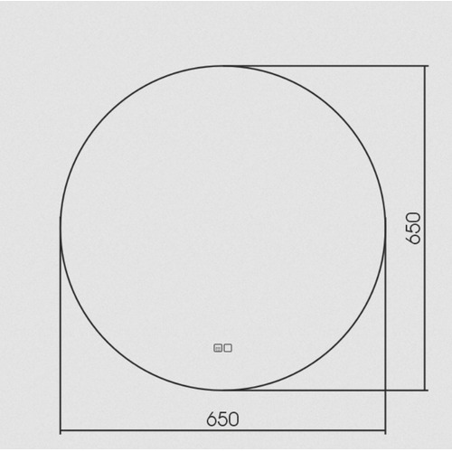 Зеркало Silver Mirrors Плаза D650 - 2 (подогрев, сенсорный выключатель) LED-00002336