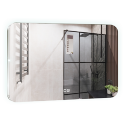 Зеркало Silver Mirrors Паллада 800х550 - 2 (подогрев, сенсорный выключатель, горизонтальное) LED-00002341