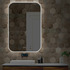 Зеркало Silver Mirrors Стив 800х1200 - 3 вертикальный (двойной подогрев, часы, сенсорный выключатель) LED-00002343