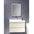 Зеркало-шкаф Silver Mirrors Фиджи 50 с часами и сменой цвета LED-00002361