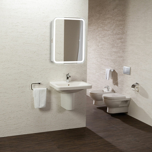 Зеркало-шкаф Silver Mirrors Фиджи Flip 50 (500х750 R-78) LED-00002471