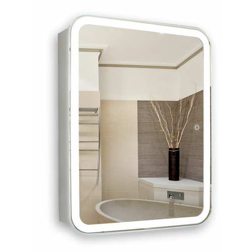 Зеркало-шкаф Silver Mirrors Фиджи Flip 50 (500х750 R-78) LED-00002471