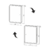 Зеркало-шкаф Silver Mirrors Фиджи flip 60 LED-00002472