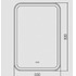 Зеркало Silver Mirrors Malta-RGB 550х800 (сенсорный выключатель, мульти-цвет) LED-00002511