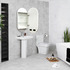 Зеркало-шкаф Silver Mirrors Soho-WHITE 500х1000 прав. (сенсорный выключатель) LED-00002515