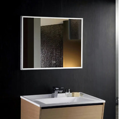 Зеркало Silver Mirrors Сантана 800х600 - 2 (бесконтактный сенсор, подогрев) гор/вер крепеж LED-00002519