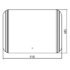 Зеркало Silver Mirrors Greg 915х685 (сенсорный выключатель) LED-00002523