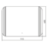 Зеркало Silver Mirrors Force 915х685 (сенсорный выключатель) LED-00002524