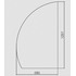 Зеркало Silver Mirrors Mario 686х1097 (выключатель-датчик на движение) слева LED-00002525