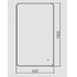 Зеркало Silver Mirrors Incanto-BLACK 600х1000 (бесконтактный сенсор, гор./верт.) LED-00002538