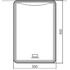 Зеркало Silver Mirrors Мали - 6 550х800 (cенсорный выключатель, модуль МФМ) LED-00002545