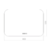 Зеркало Silver Mirrors Паллада 800х550 - 4 (сенсорный выключатель, часы) LED-00002551