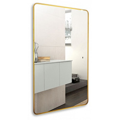 Зеркало Silver Mirrors Incanto 600х1000 (золотой декор, бесконтактный сенсор, гор./верт.) LED-00002558