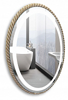 Зеркало Silver Mirrors Каравелла 570х770 (декор-канат, сенсорный выключатель) LED-00002572