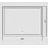 Зеркало Silver Mirrors NORMA NEO 600х800 вертикальное Сенсорный выключатель LED-00002609