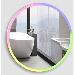 Зеркало Silver Mirrors Perla neo - RGB D770 (сенсорный выключатель, мульти-цвет) LED-00002610